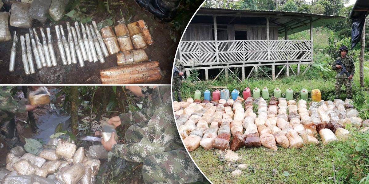 Destruyen explosivos pertenecientes a las Farc y ELN en Valle del Cauca
