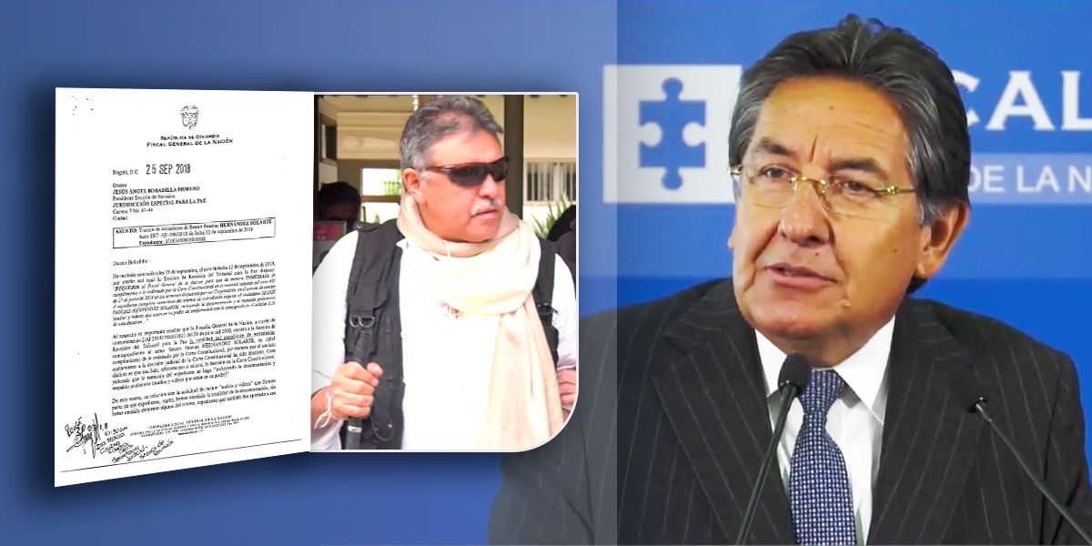 Fiscal dice que ya entregó a la JEP en tres ocasiones expediente de ‘Santrich’