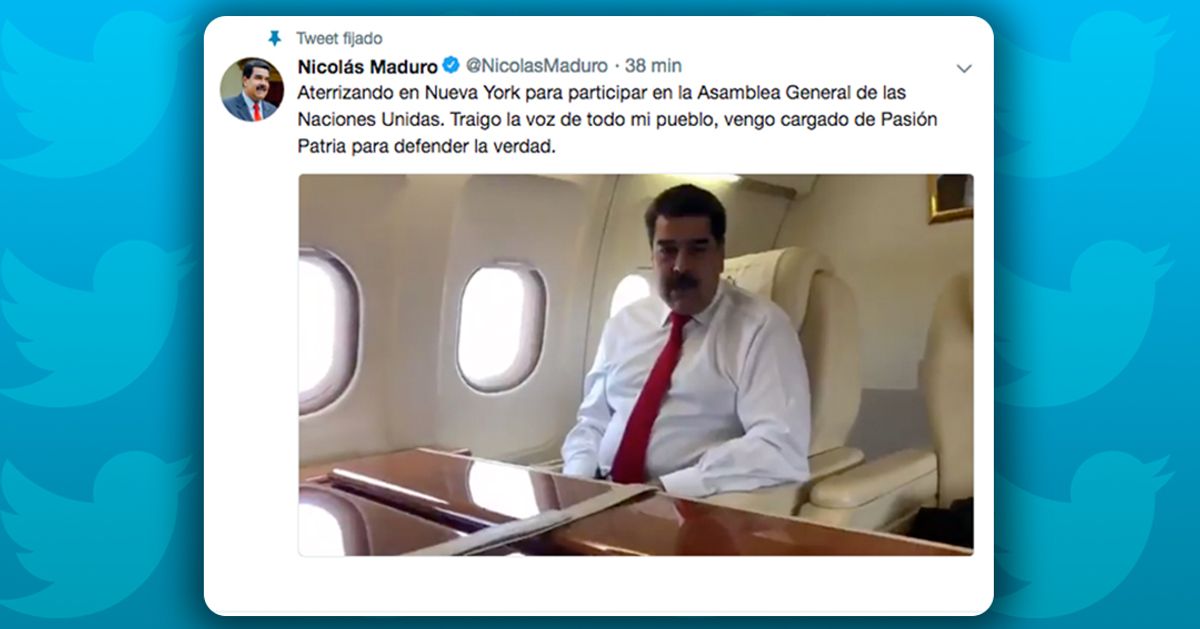 Llega el presidente Nicolás Maduro a la sede de las Naciones Unidas
