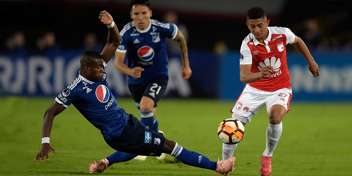 Copa Sudamericana: Santa Fe y Millonarios empatan sin goles en primer partido de octavos