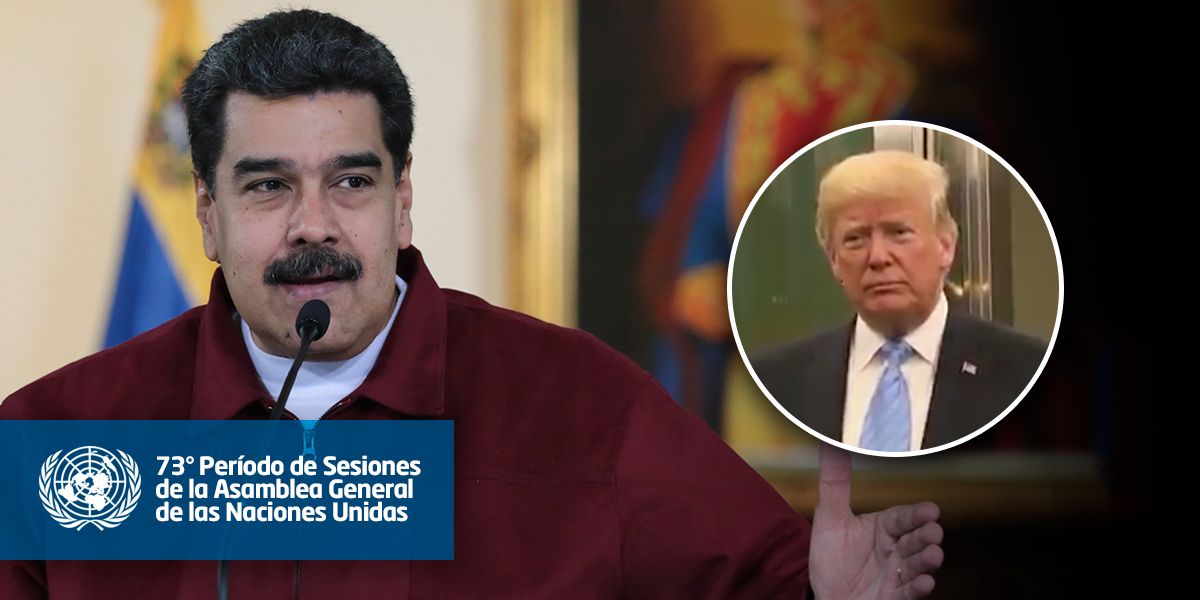 Trump dice que está abierto a reunirse con Maduro en la ONU si él quiere