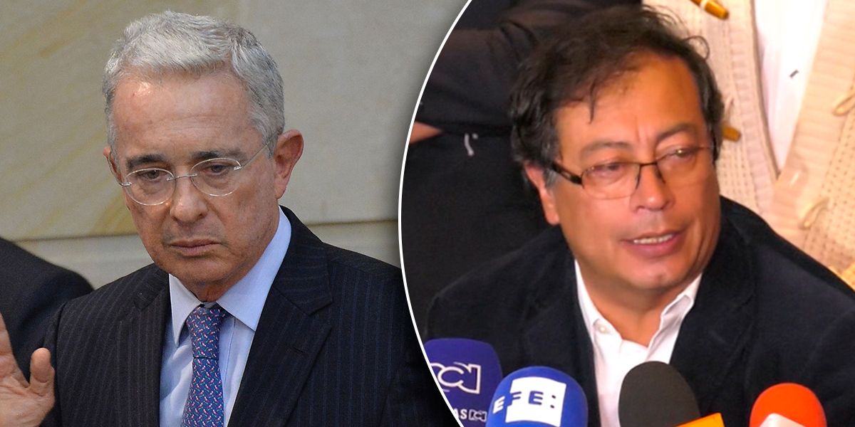 Álvaro Uribe denunció a Gustavo Petro ante la Corte Suprema de Justicia