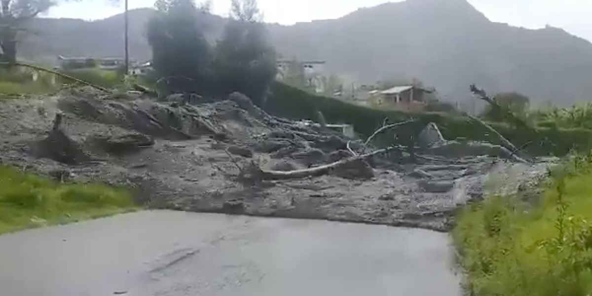 Emergencia por avalancha en el municipio de La Uvita, Boyacá