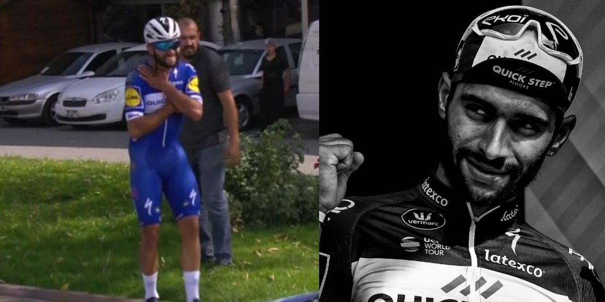 La fuerte fractura que sufrió el ciclista colombiano, Fernando Gaviria
