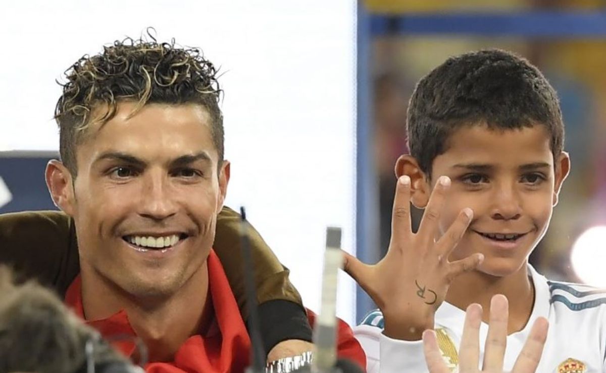 Cristiano Ronaldo enloquece con los dos golazos que marcó su hijo en la Juventus