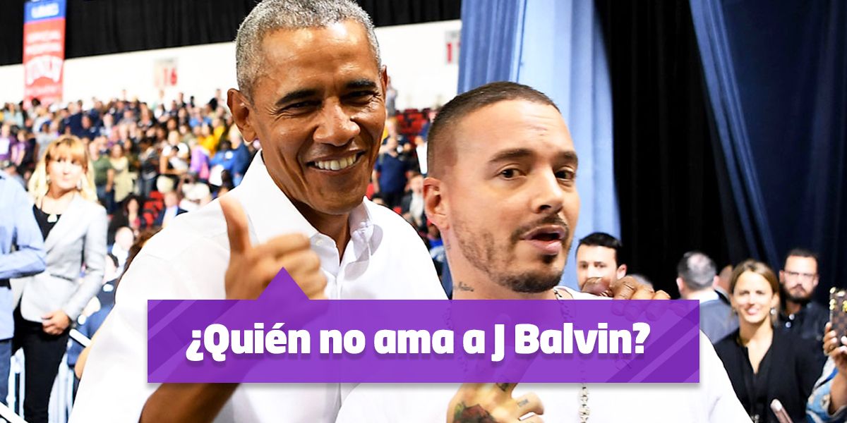 Barack Obama se declara fanático de J Balvin y del reguetón