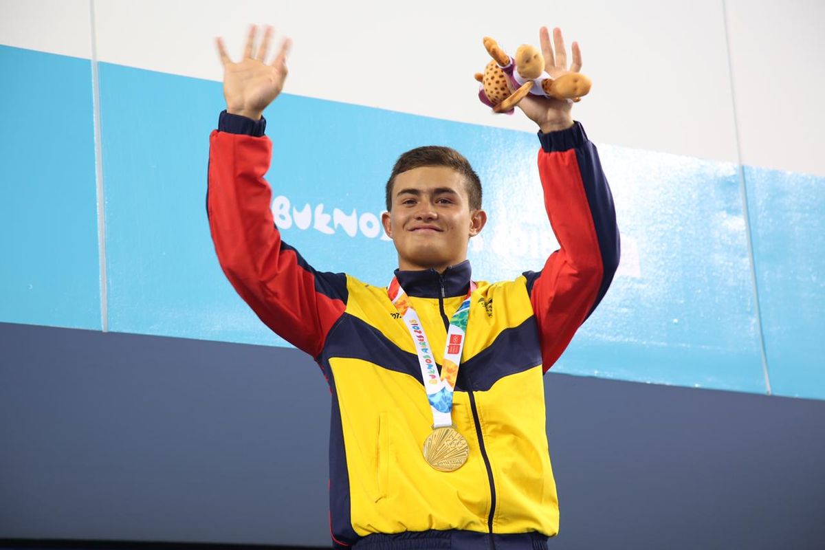 Oro histórico en clavados para Colombia en los Olímpicos de la Juventud