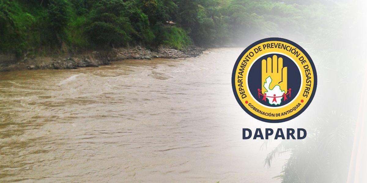 Dapard emite alerta para 12 municipios de Antioquia por aumento súbito del río Cauca