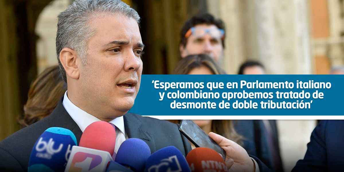 Respaldo del Parlamento y Ejecutivo italiano, ‘una gran señal para Colombia’