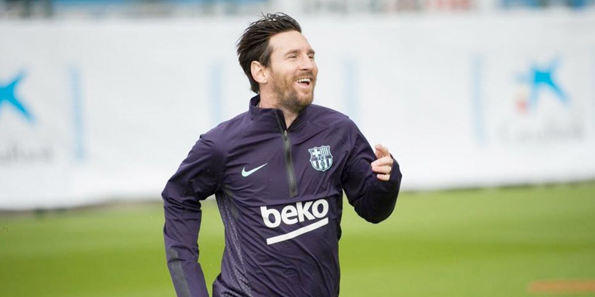 Messi vuelve a entrenar con el Barça once días después de su lesión