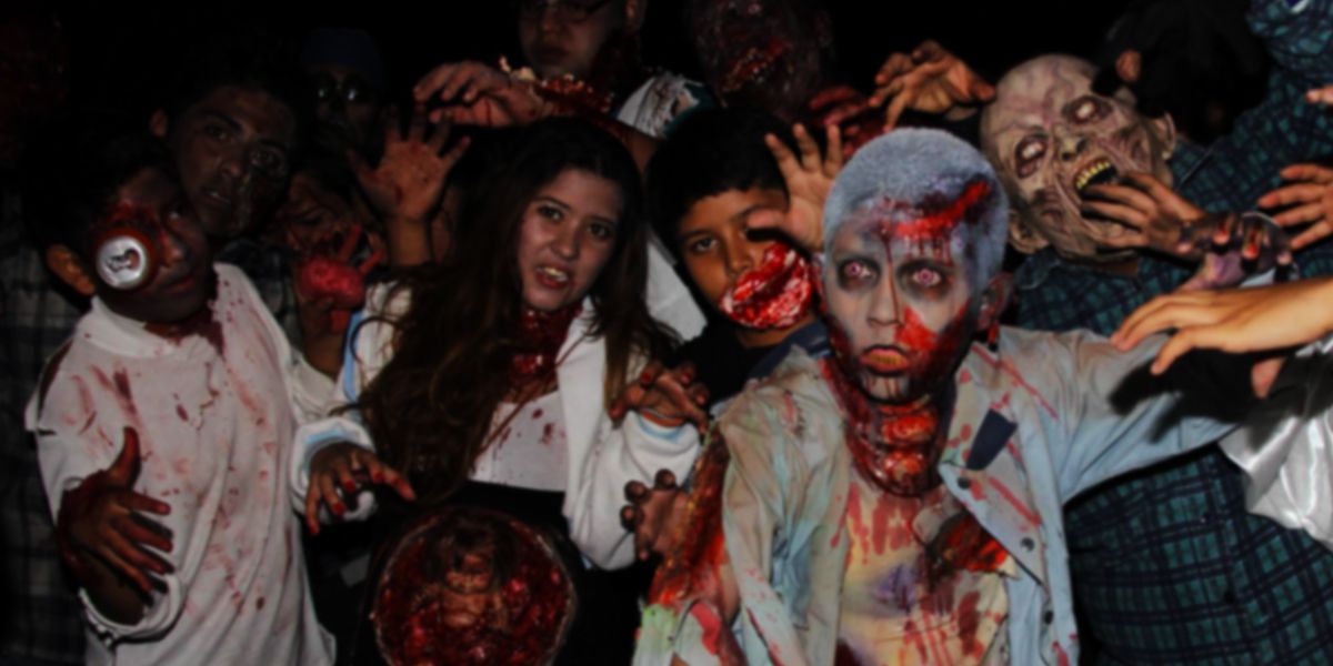 Marcha zombie ‘para revivir la educación superior’ recorrió norte y centro de Barranquilla