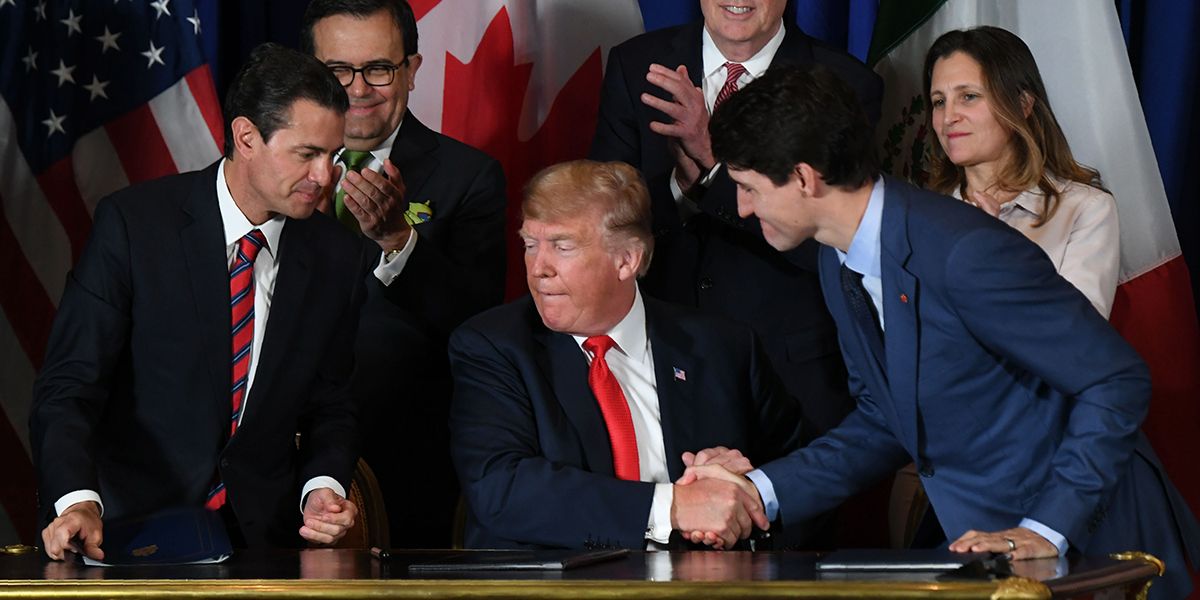 México, Canadá y Estados Unidos firman nuevo acuerdo comercial en cumbre del G20