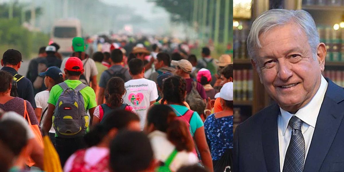 Representantes de la primera caravana de migrantes anuncian reunión con presidente electo de México