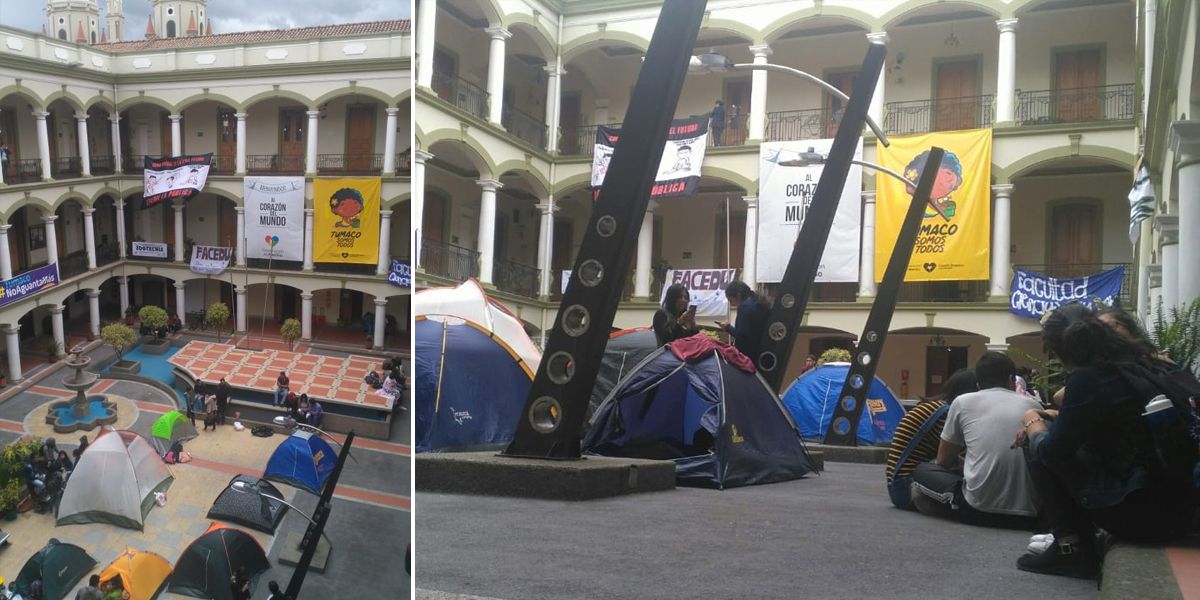 Estudiantes en Nariño se tomaron pacíficamente la Gobernación por cerca de 24 horas