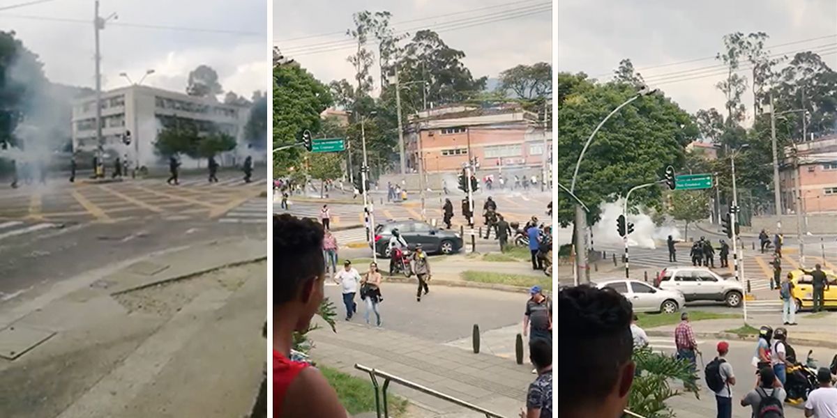 Disturbios en Facultad de Minas de la Universidad Nacional sede Medellín