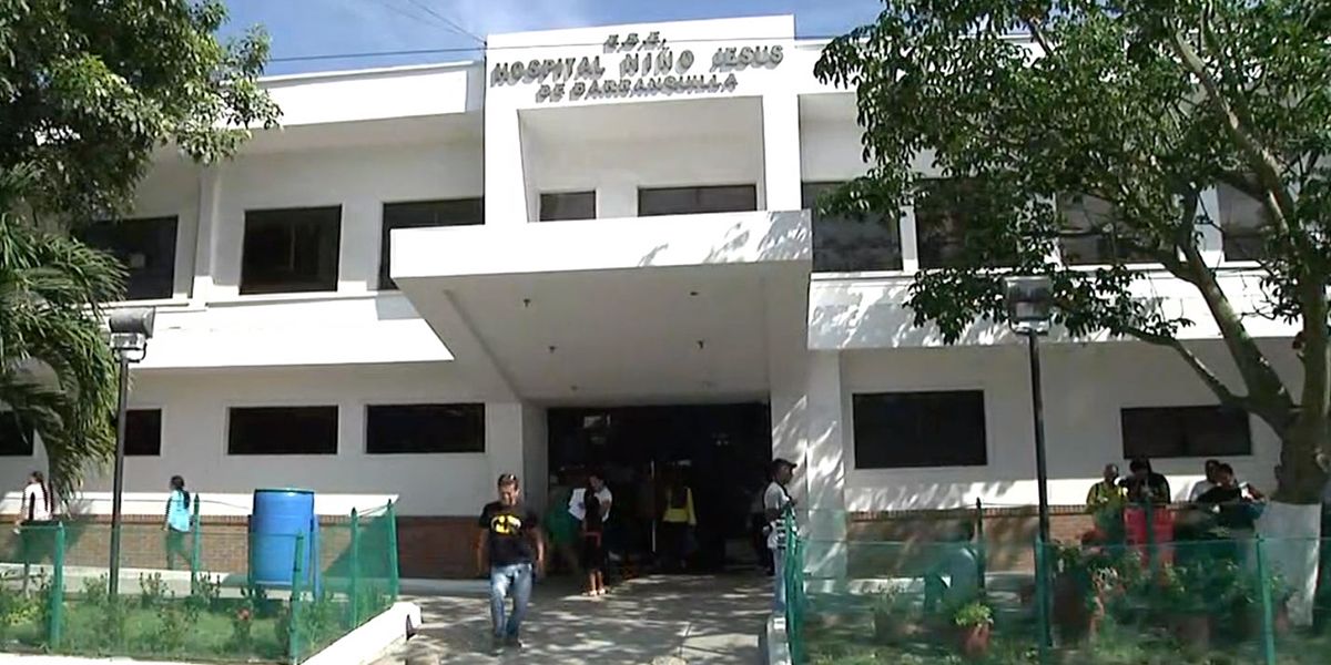 Protestas en Hospital Niño Jesús de Barranquilla por no pago de salarios