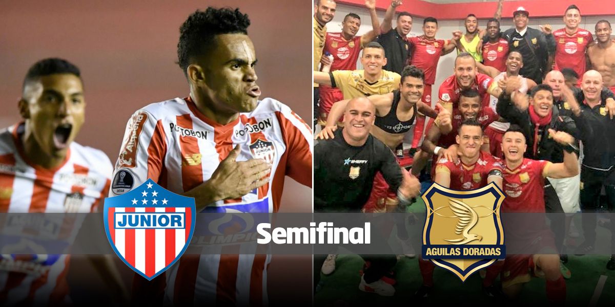 Junior y Rionegro sorprenden de visitantes y son semifinalistas de Liga Águila II