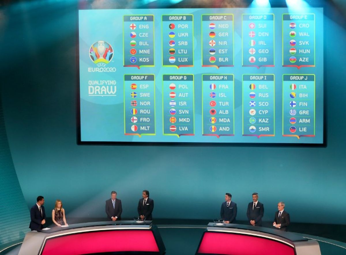 Así quedaron los grupos de clasificación a la Eurocopa 2020