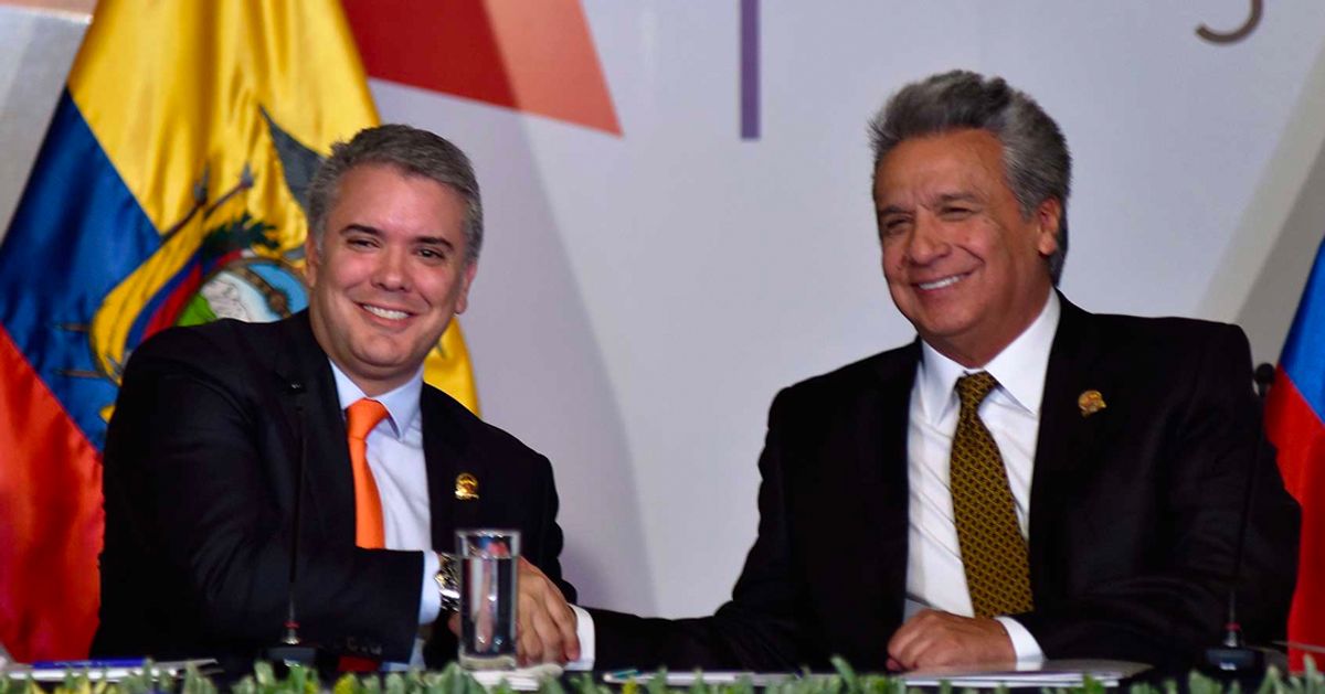 Presidentes Iván Duque y Lenín Moreno abordaron temas de la agenda bilateral