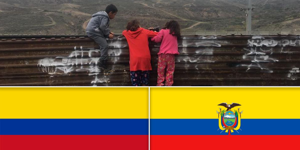 Ecuador y Colombia firman proyecto para proteger a menores en la frontera