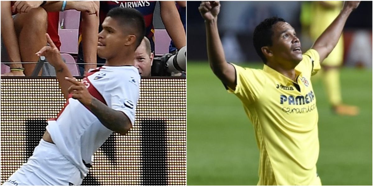 ‘Cucho’ Hernández y Carlos Bacca marcaron gol en el empate entre Huesca y Villarreal
