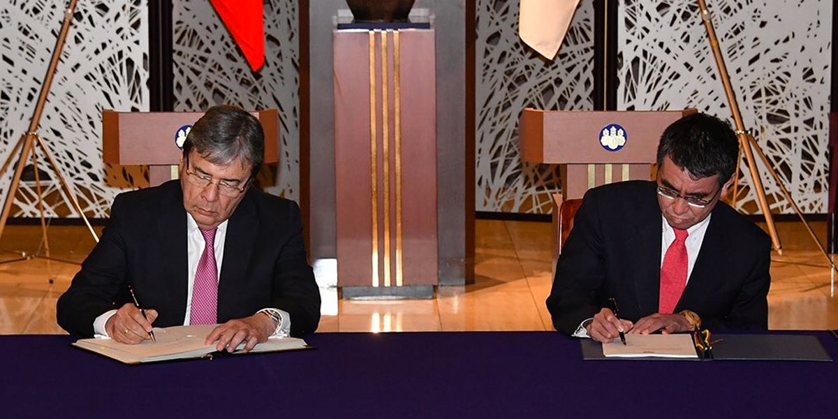 Japón y Colombia firman acuerdo para evitar la doble tributación