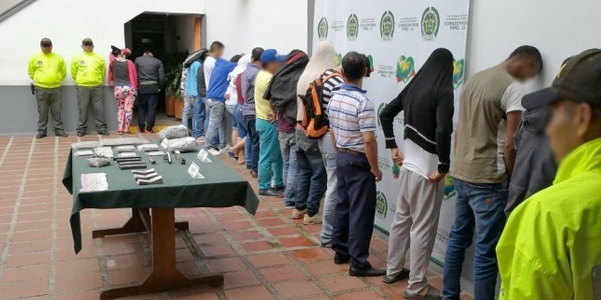 Ofensiva contra narcotráfico en el sur del país deja 21 capturas