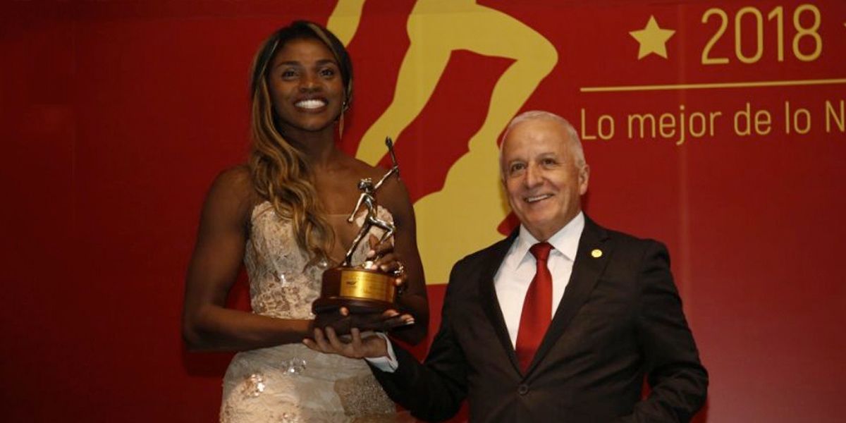 Comité Olímpico Colombiano elige a Caterine Ibargüen como deportista del año