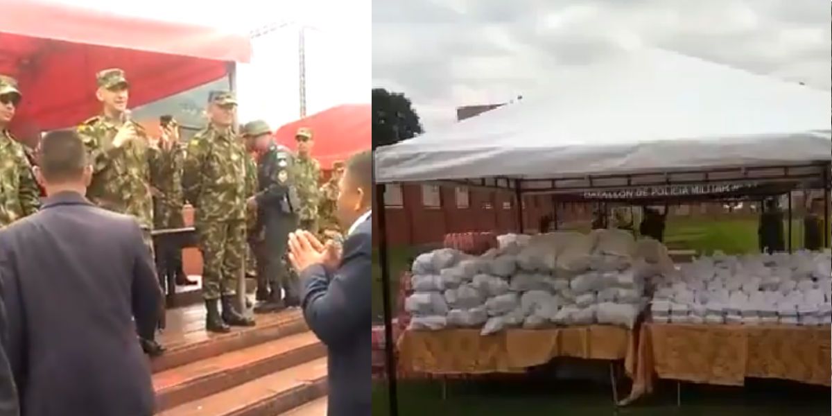 Por esta vergonzosa ceremonia de despedida el Ejército Nacional es fuertemente criticado