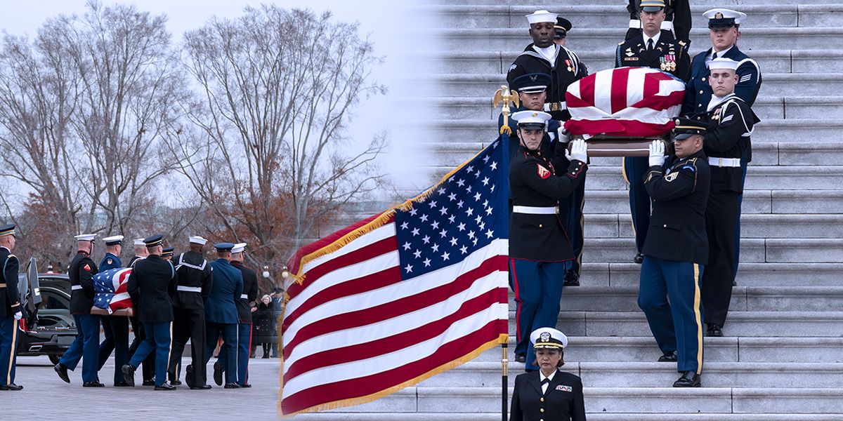 EE.UU. se viste de luto para el funeral de Estado de George H. W. Bush