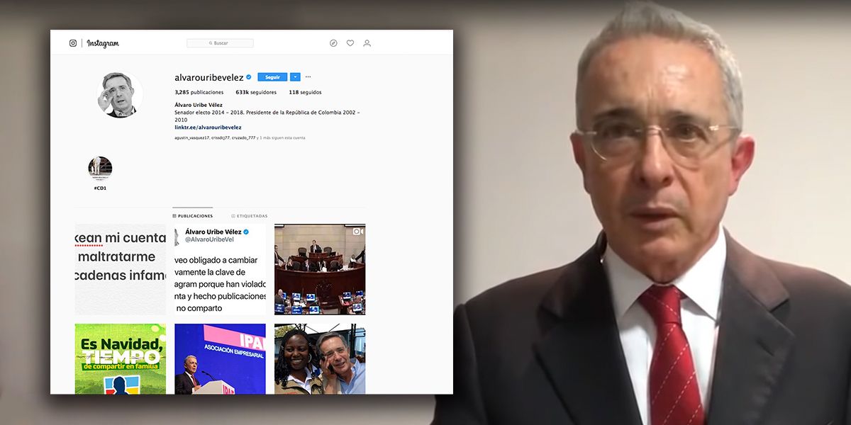 Uribe denuncia que le hackearon sus redes para vincularle ‘a cadenas infames’