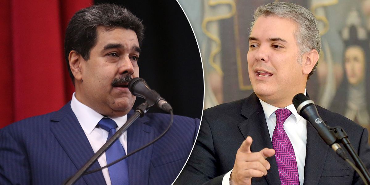 Maduro acusa a Duque de planes militares contra Venezuela
