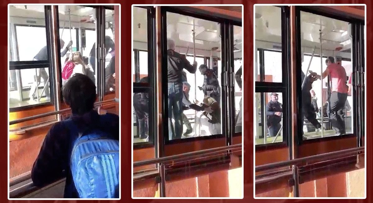 Video | Momentos de pánico se vivieron en cabina del teleférico en Monserrate
