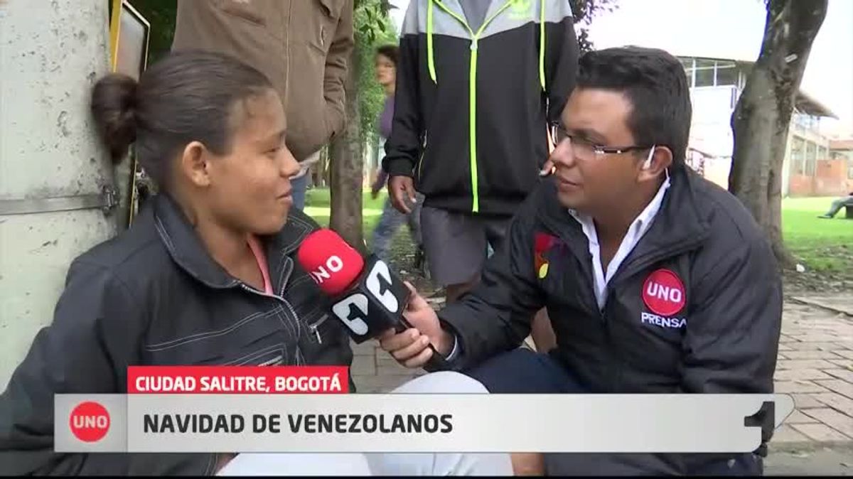¿Cómo pasaron la Navidad los migrantes venezolanos que llegaron hace poco a Bogotá?