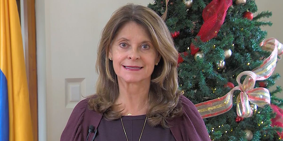 Vicepresidenta envía mensaje de Navidad y Año Nuevo a todos los colombianos
