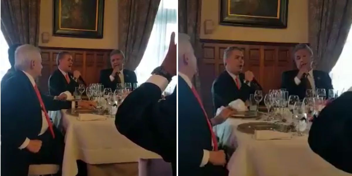 video presidente ivan duque canta con lenin moreno ecuador