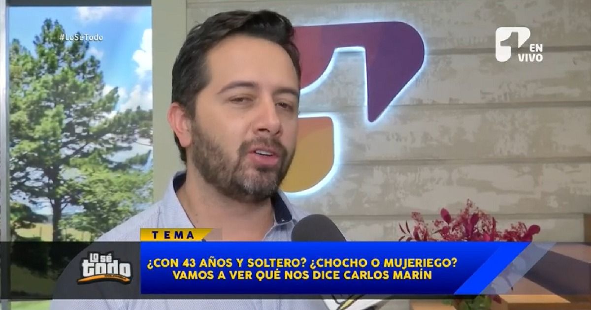 Con 43, Carlos Marín sigue soltero; ¿chocho o mujeriego?