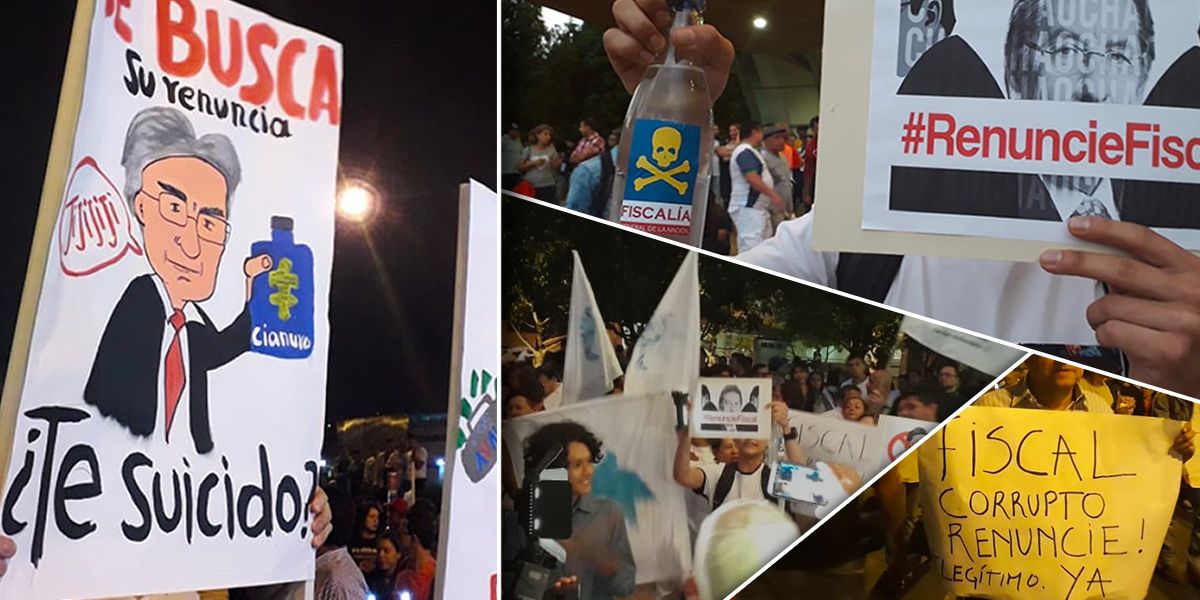En Medellín: concentración y marcha para pedir renuncia del fiscal Martínez