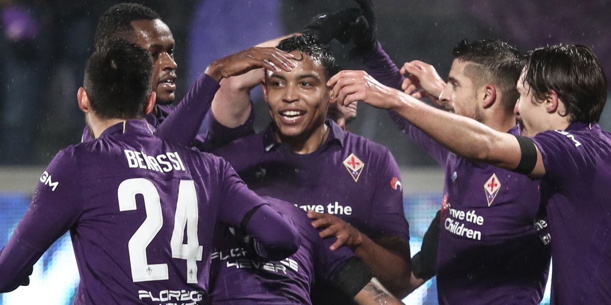 Muriel marcó en la goleada de Fiorentina 7-1 ante la Roma