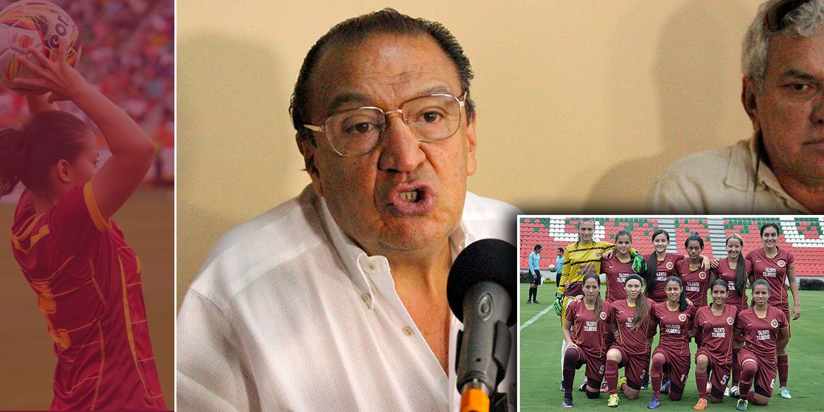 Pdte. del Deportes Tolima se retracta de afirmaciones contra mujeres futbolistas 