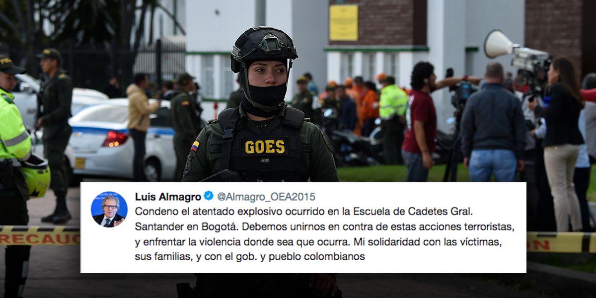 Luis Almagro condena atentando y pide unidad ante el terrorismo