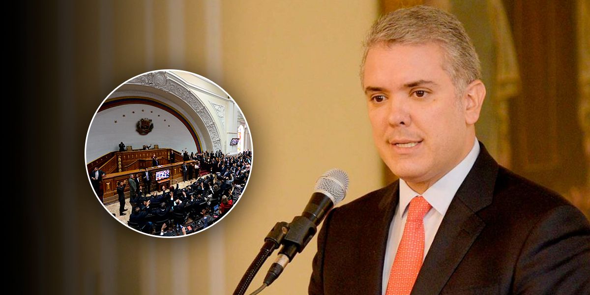 Pdte. Duque expresa apoyo a asamblea venezolana en ‘restablecimiento’ de la democracia