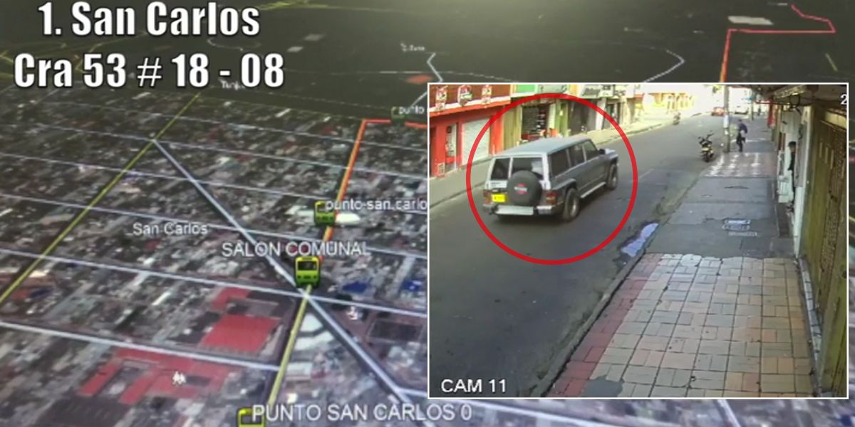 Las paradas y calles que recorrió el carro bomba horas antes de explotar en Escuela General Santander