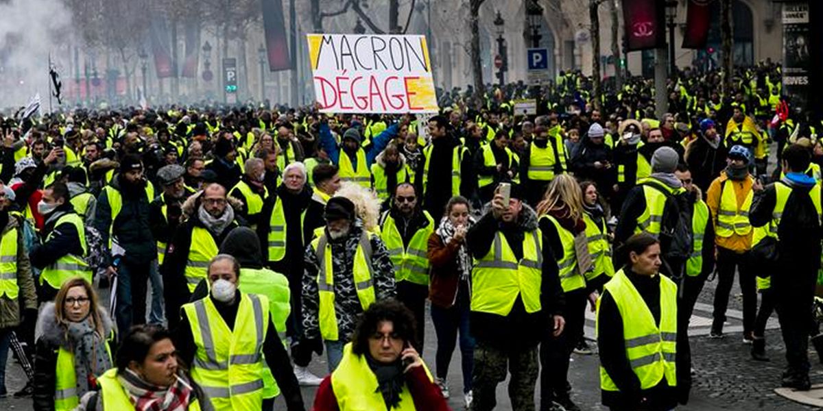 Nueva jornada de protestas de los chalecos amarillos en Francia