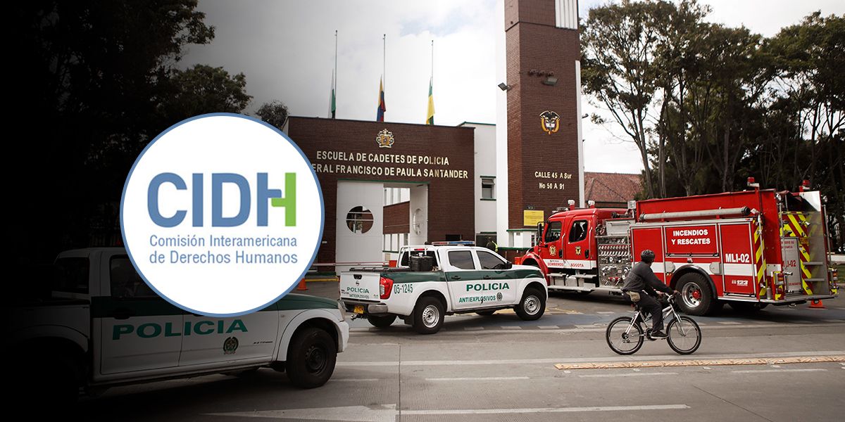 CIDH condena atentado terrorista contra Escuela General Santander en Bogotá