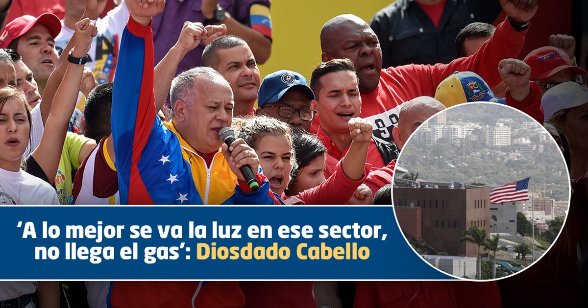Diosdado Cabello amenaza a diplomáticos de embajada de EE.UU. en Caracas