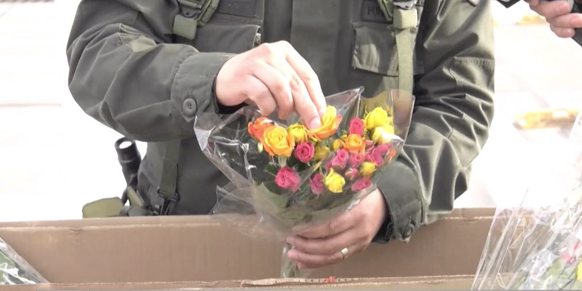 Policía Antinarcóticos lanza plan para la exportación segura de flores
