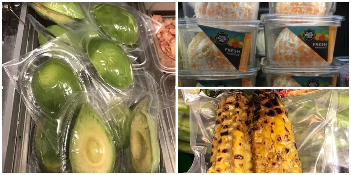 ¿Frutas y verduras empacadas con plástico? La tendencia para llamar la atención a supermercados