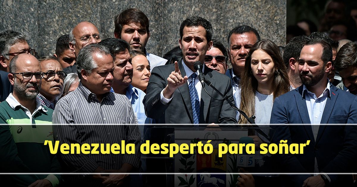 Cese de usurpación, ayuda humanitaria y elecciones libres, ruta de Guaidó en Venezuela