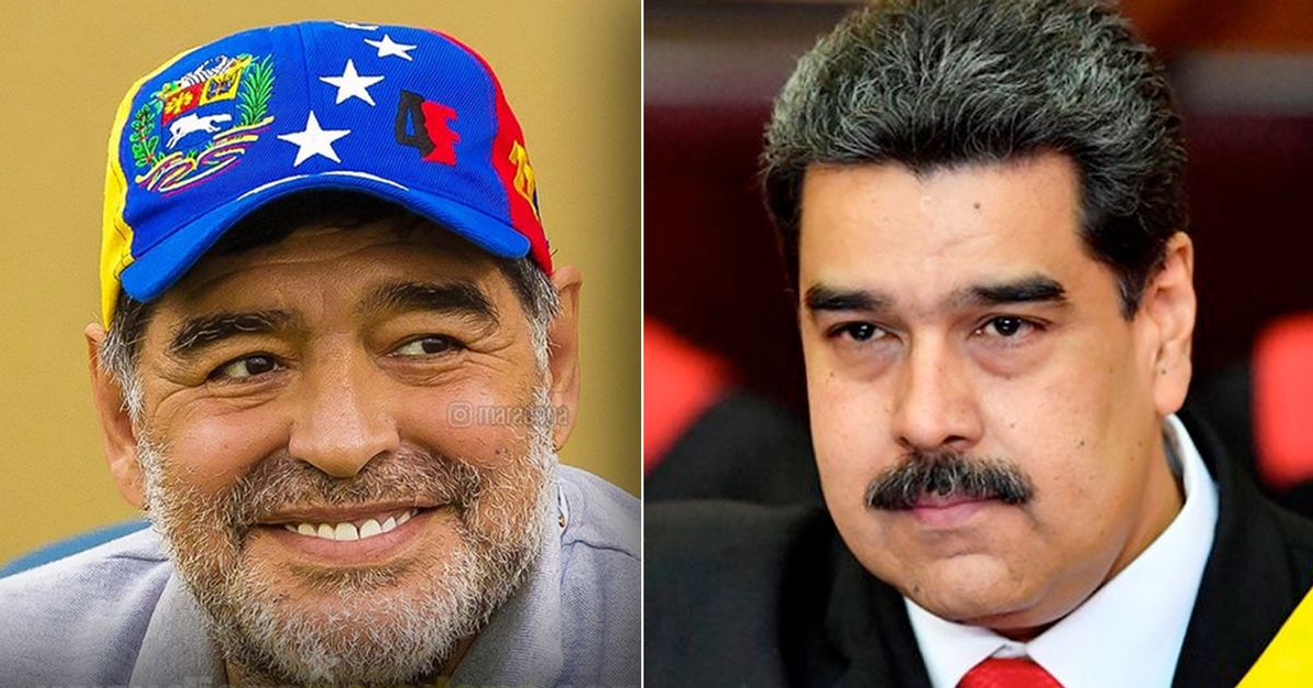 Maradona asegura que respalda ‘más que nunca’ a Maduro como presidente de Venezuela